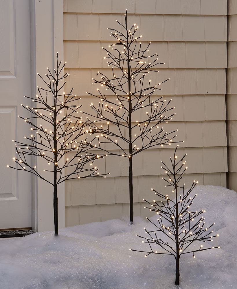 Lighted Christmas Twig Tree Tips and Variations