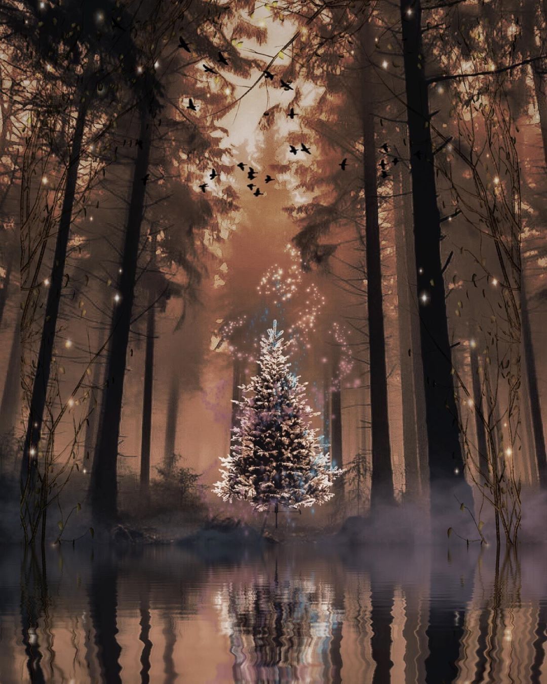 Magical Holiday Forest