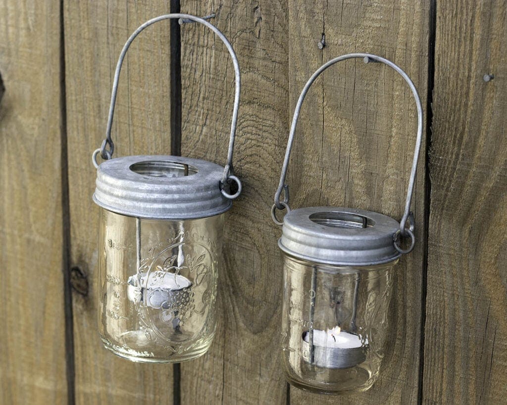 Mason Jar Tea Light Holder