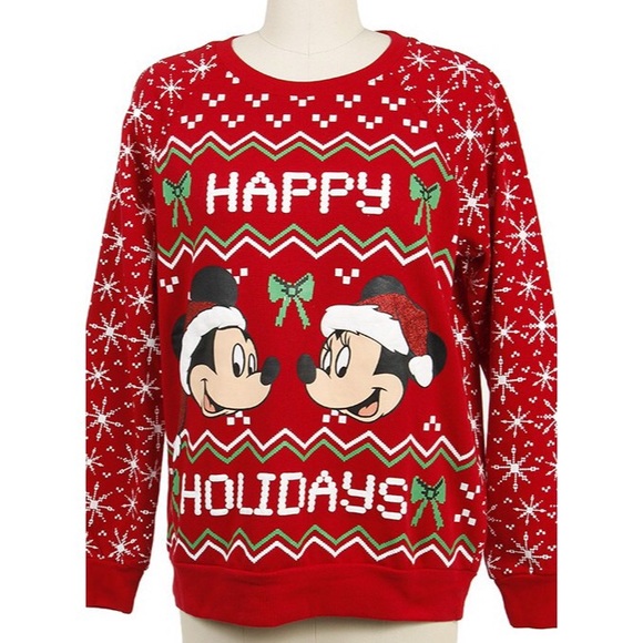 Mickey and Minnie Christmas Sweater