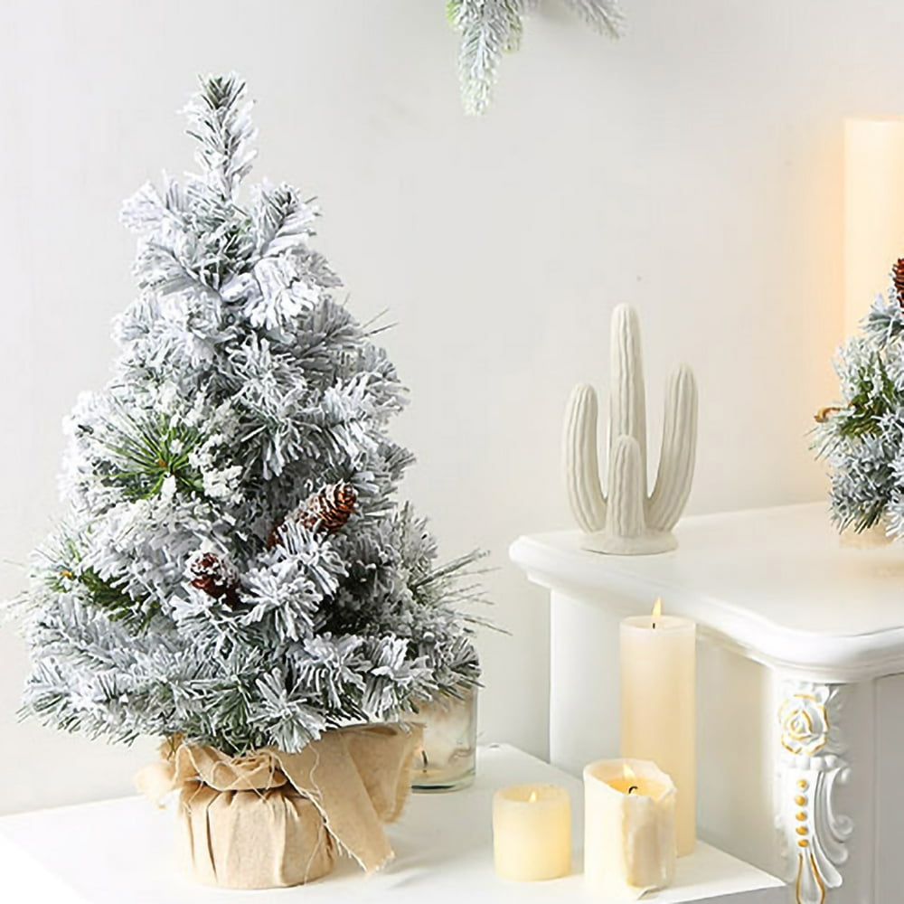 Mini Faux Christmas Tree Decor Ideas For Small Spaces