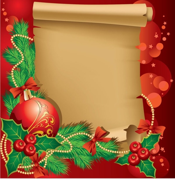 Modern Christmas Border Background Ideas