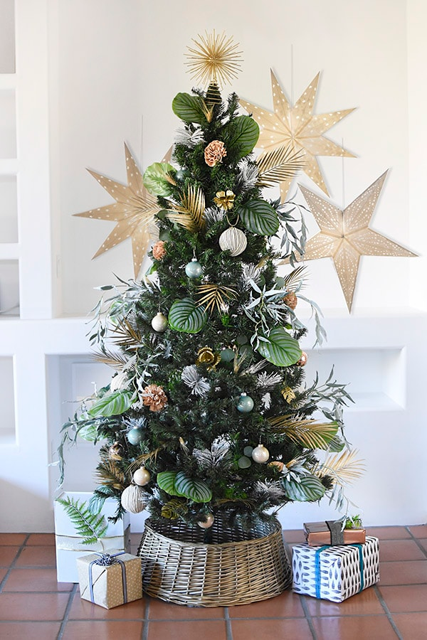 Monochromatic Christmas Cone Tree Decoration