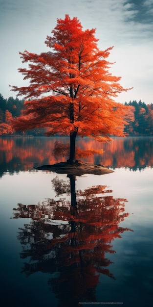 Monochromatic Red Tree