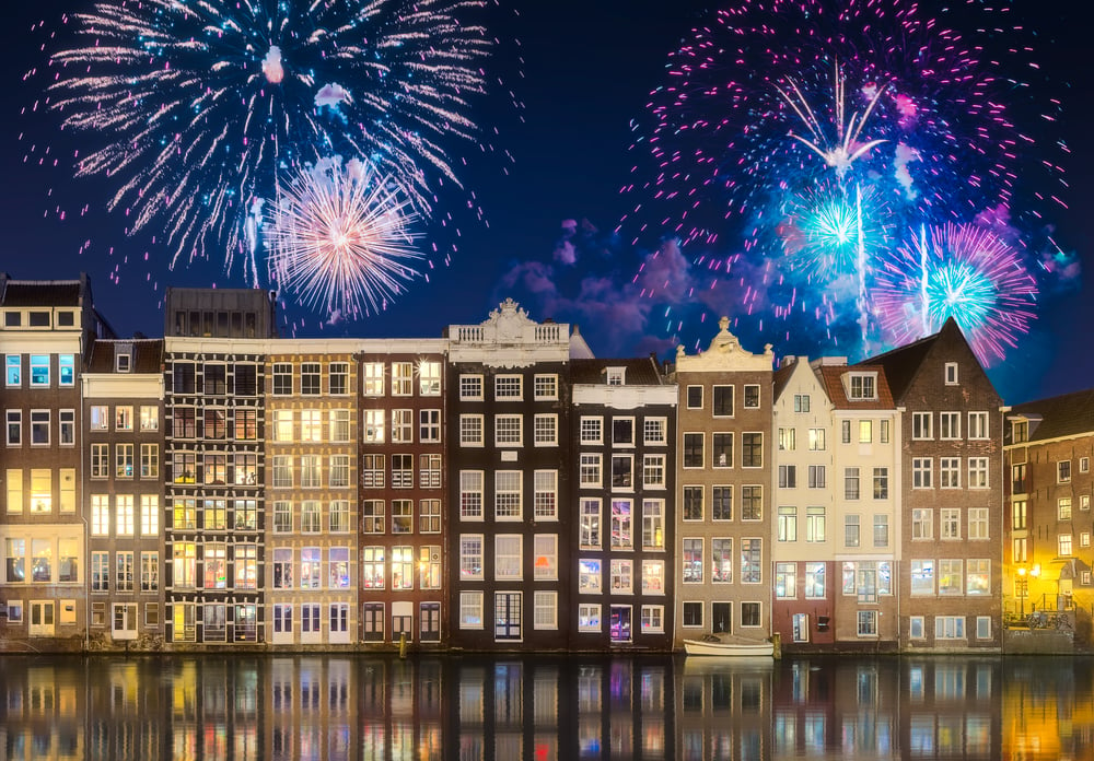 New Year's Eve fireworks in the Netherlands