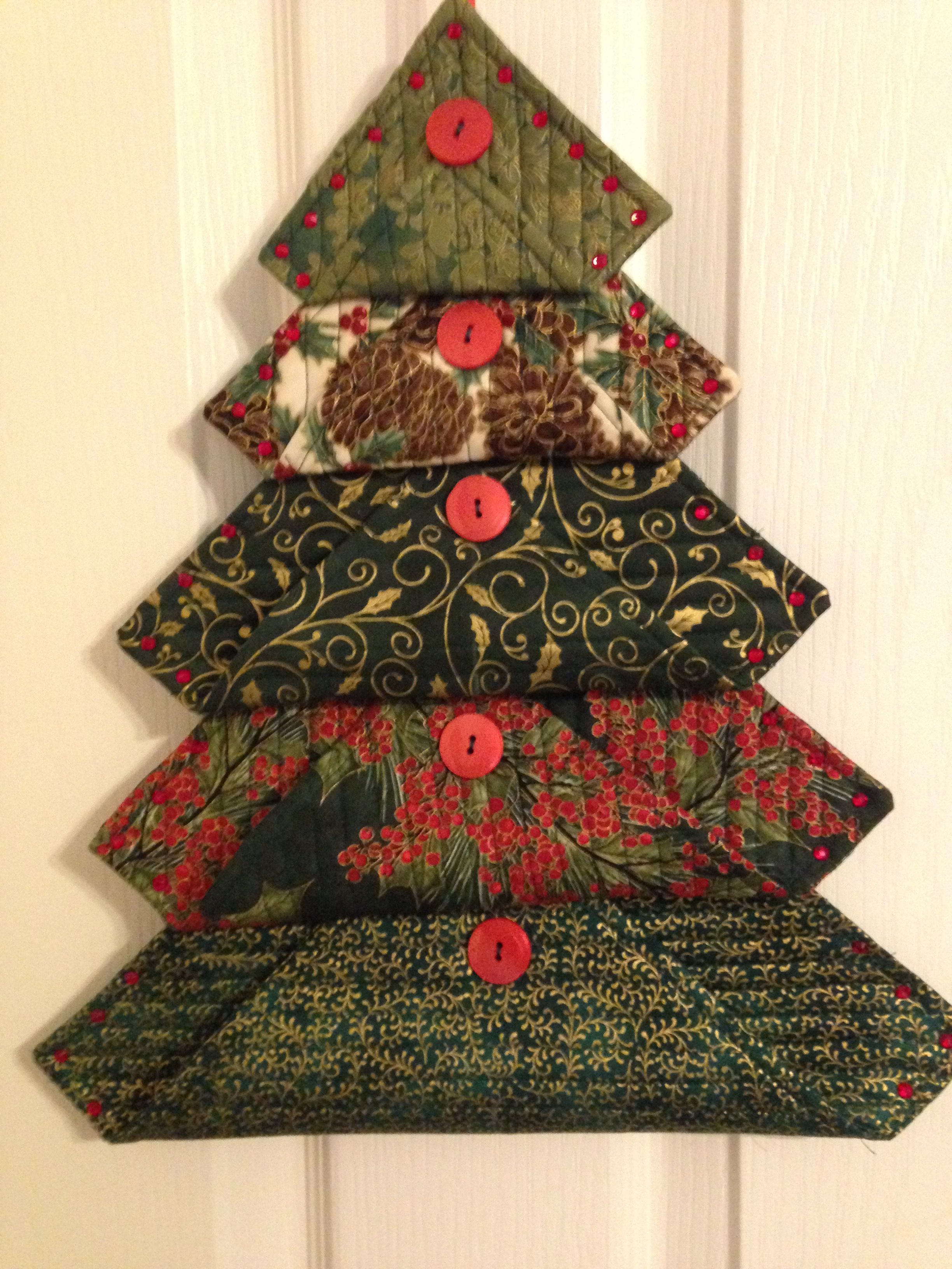 Patchwork Christmas tree