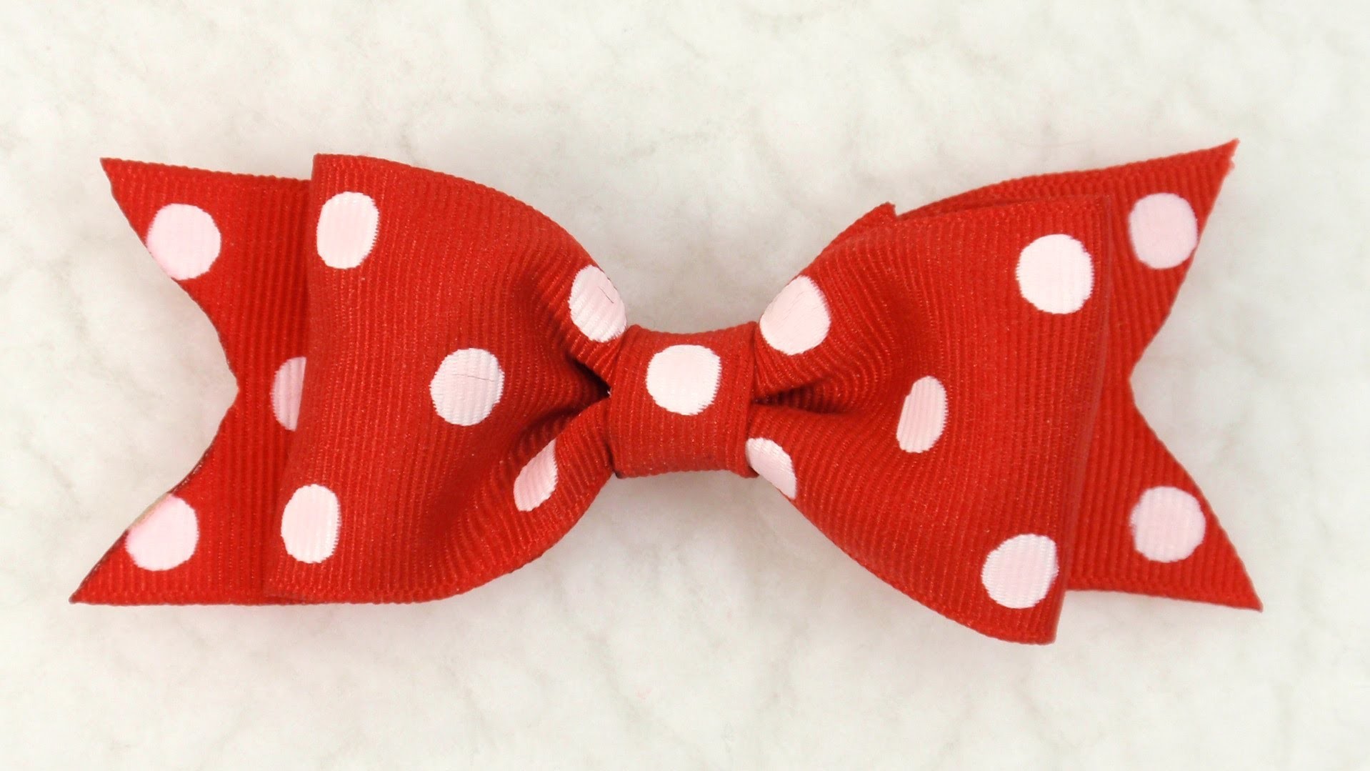 Polka dot bow