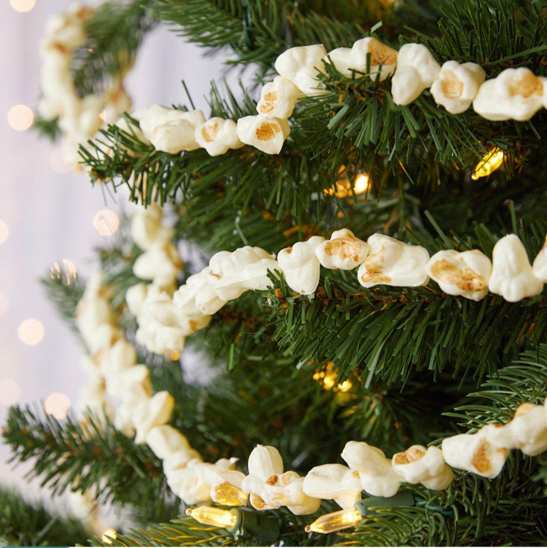 Popcorn Garland for Christmas Tree