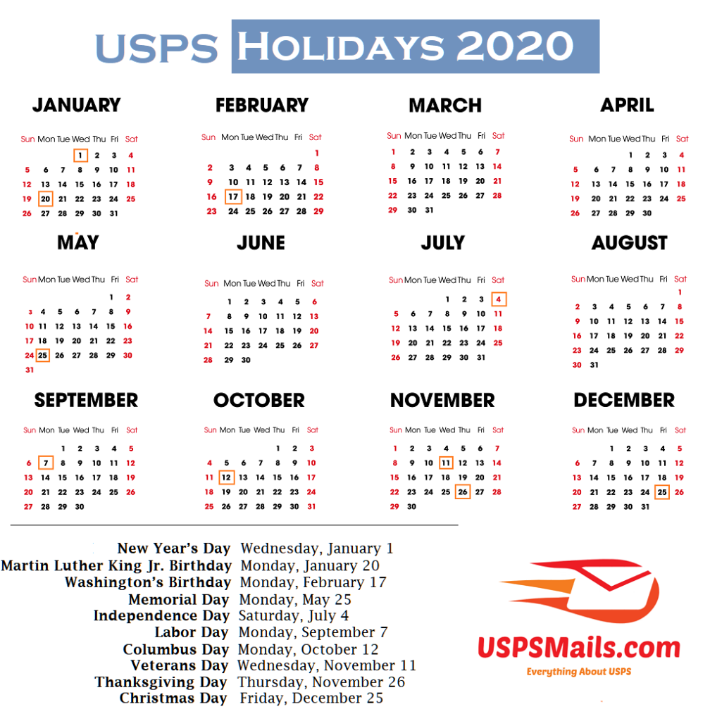 Post Office Holiday Hours