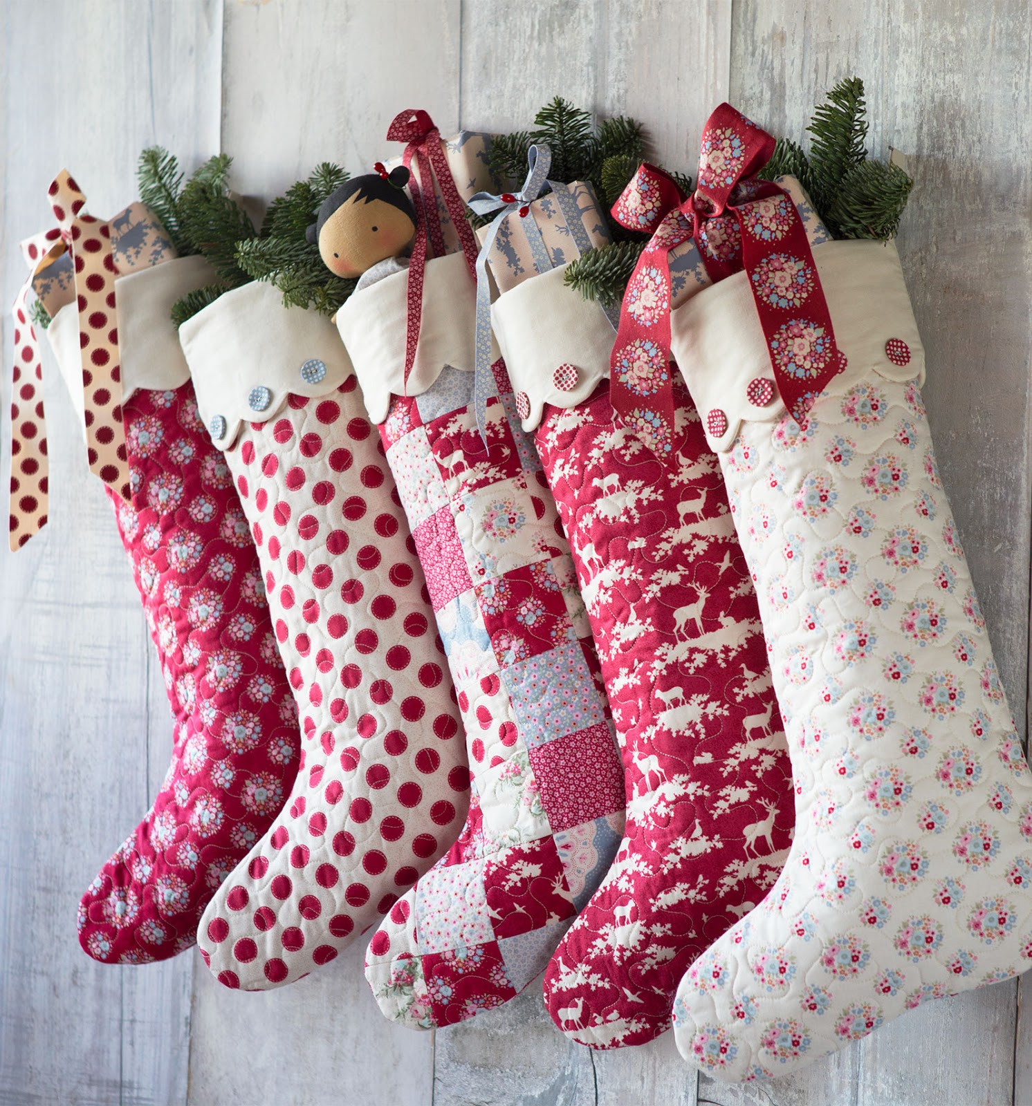 Quilted Christmas Stockings