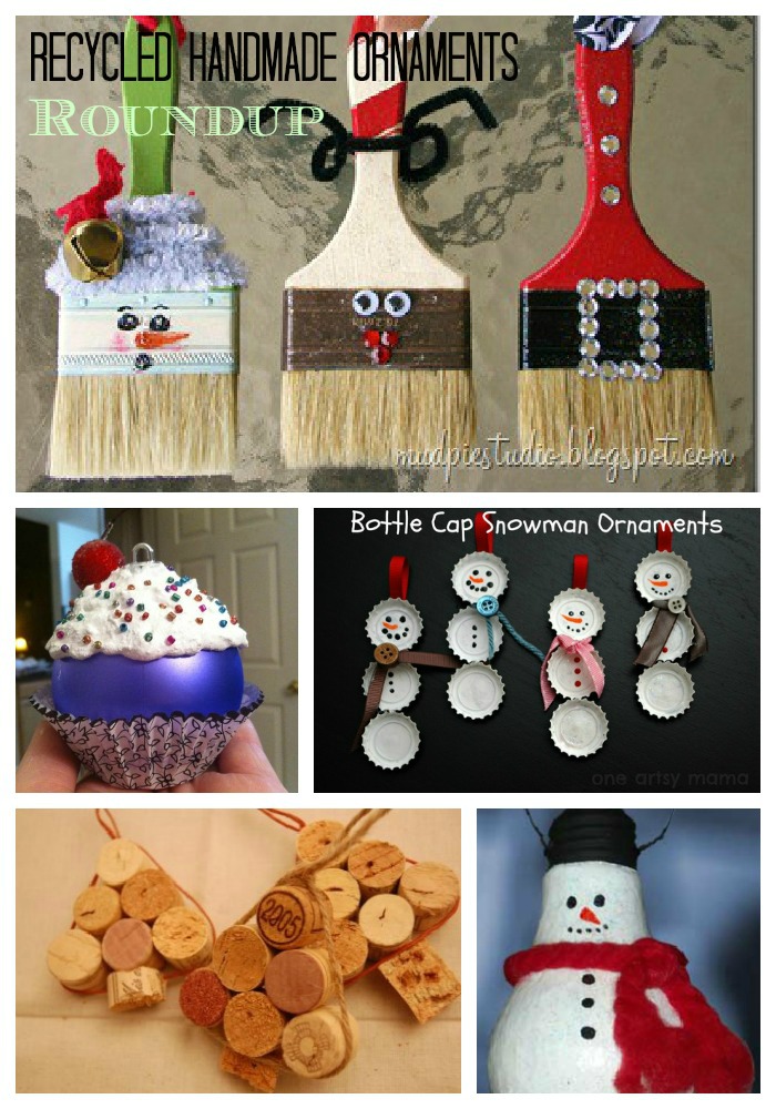 Recycled Material Ornaments