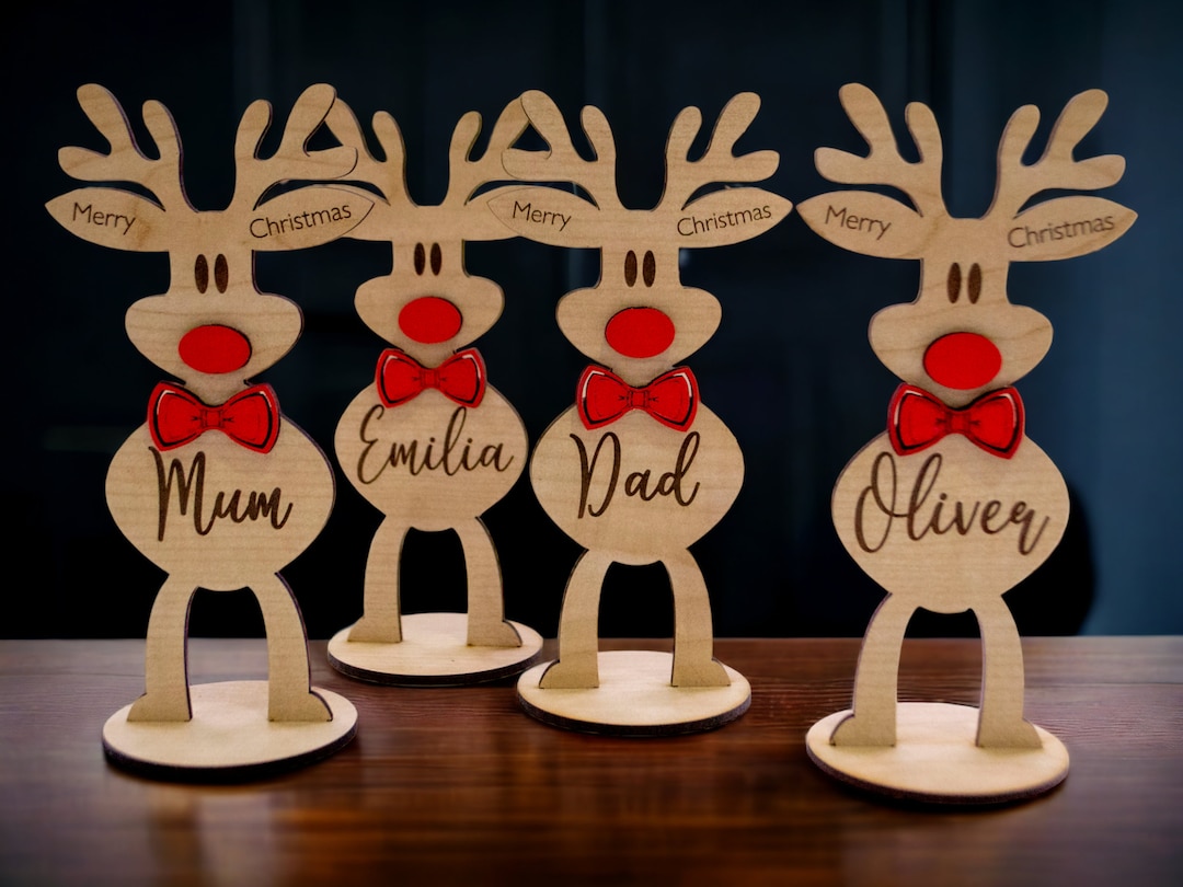 Reindeer Name Tags