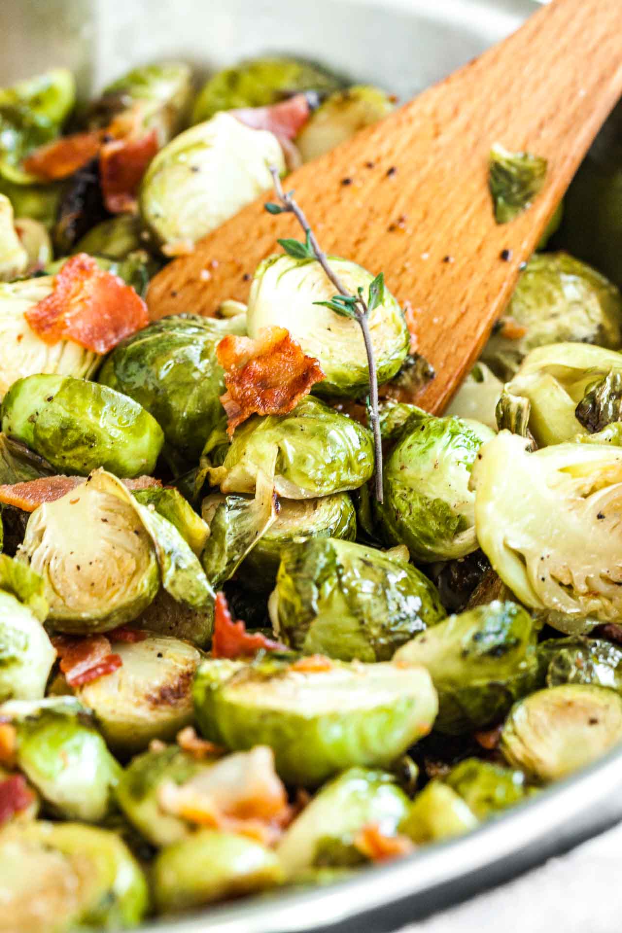 Roasted Brussels Sprouts with Bacon