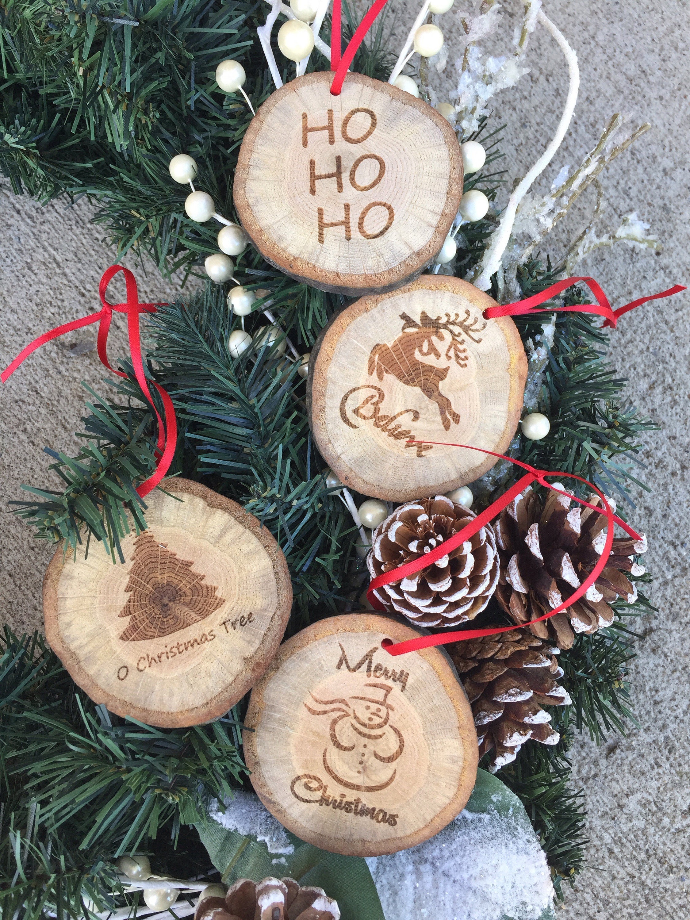 Rustic Christmas Ornaments