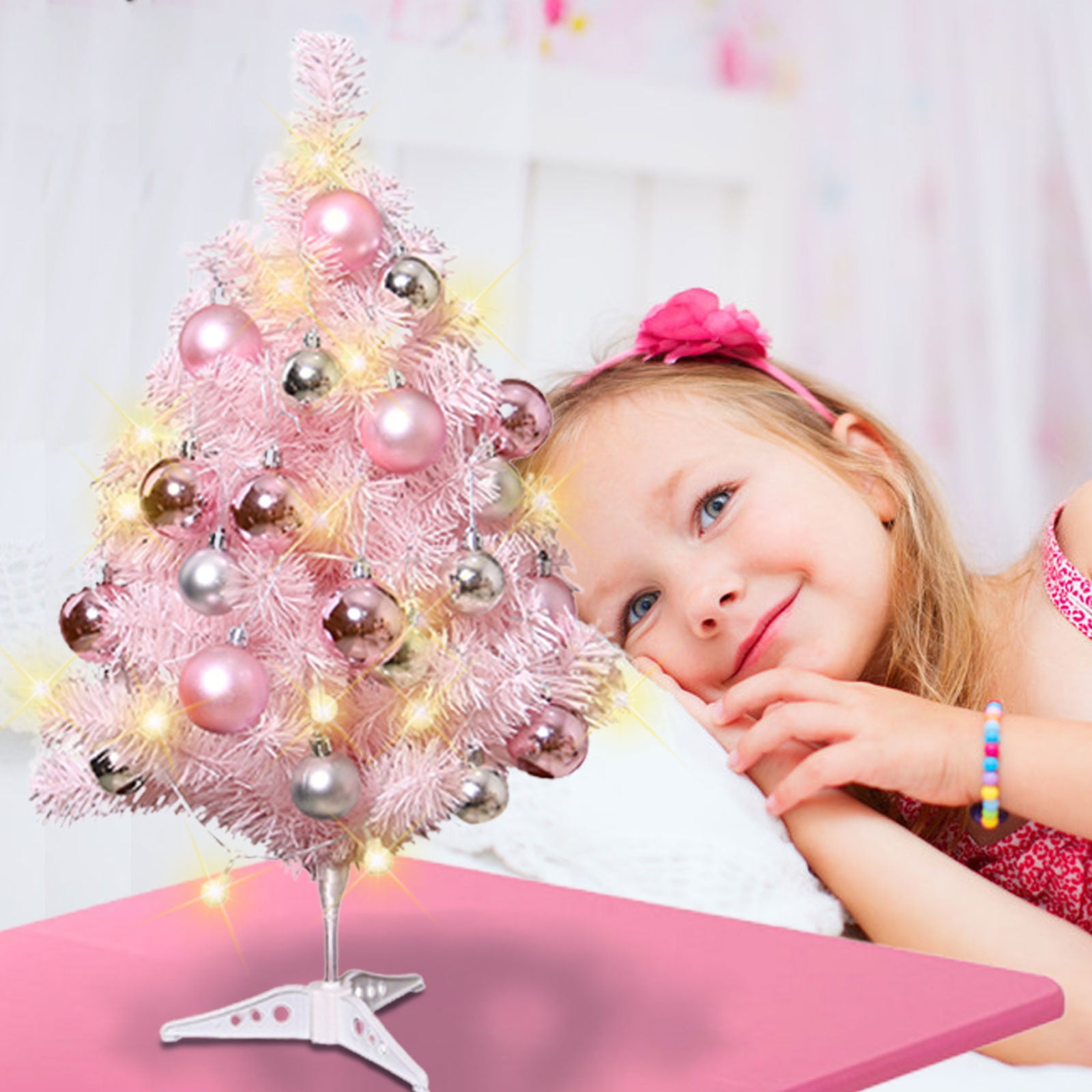 Small Pink Christmas Tree