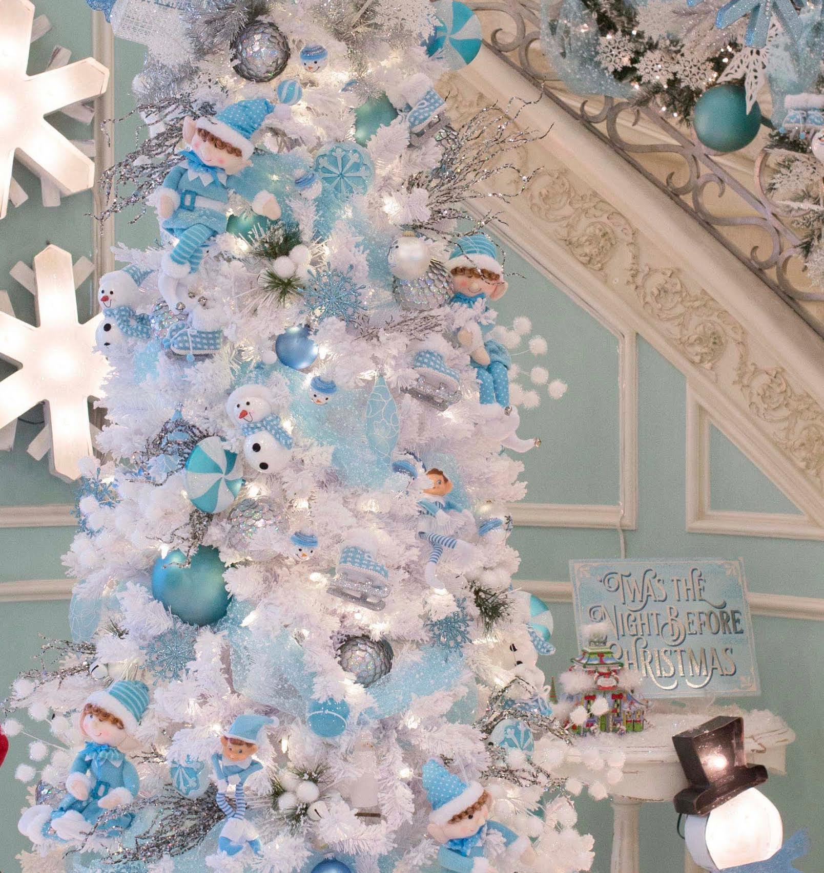 Tiffany Blue Winter Wonderland Christmas Tree