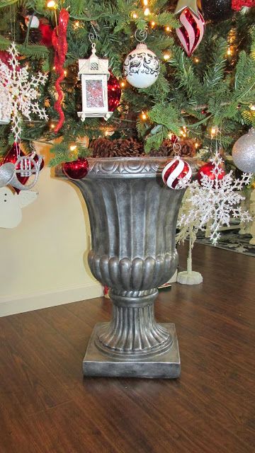 urn christmas tree stand