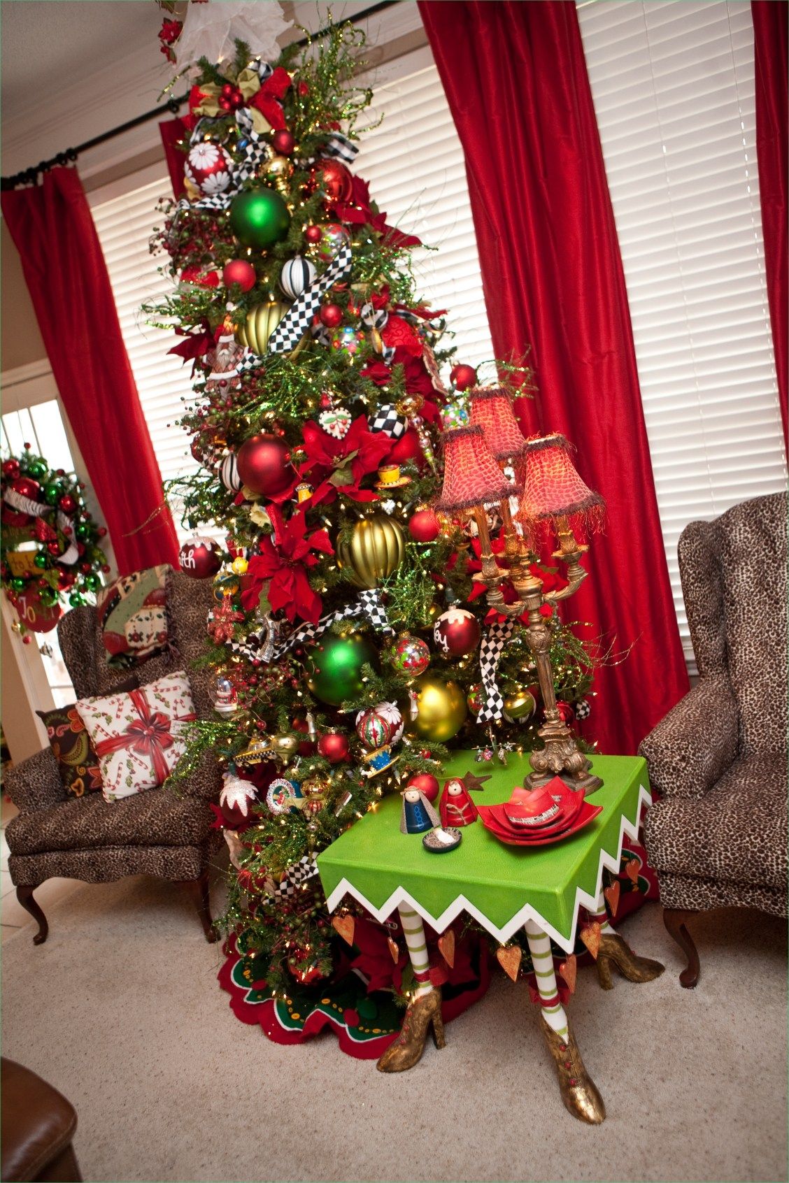 Whimsical Christmas Tree Cluster