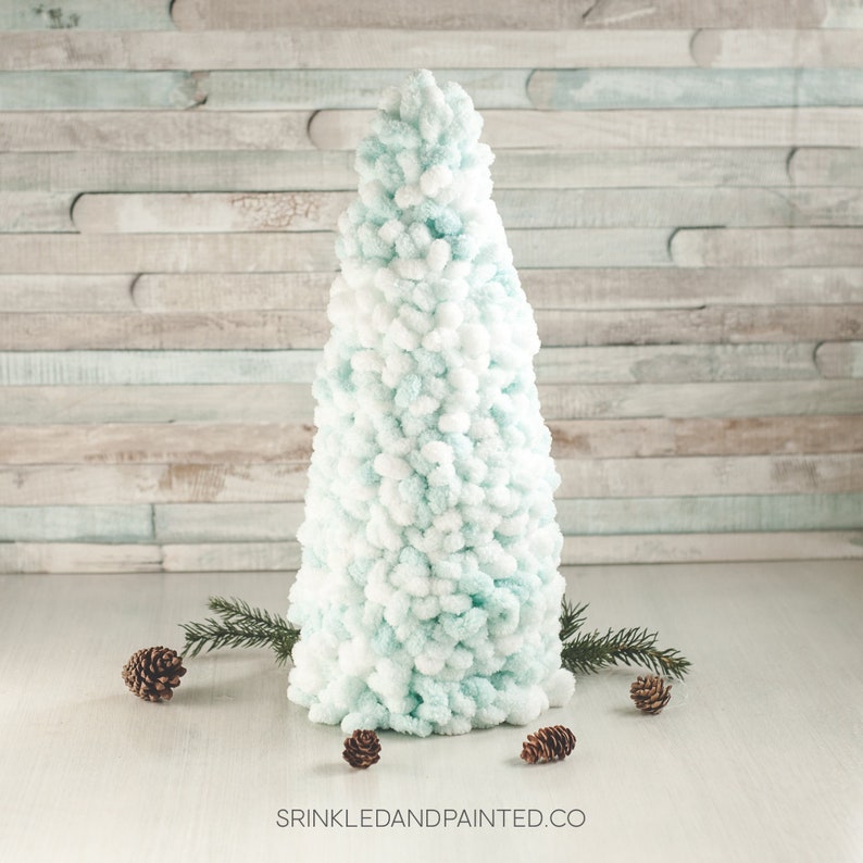 Winter Wonderland Christmas Cone Tree Decoration