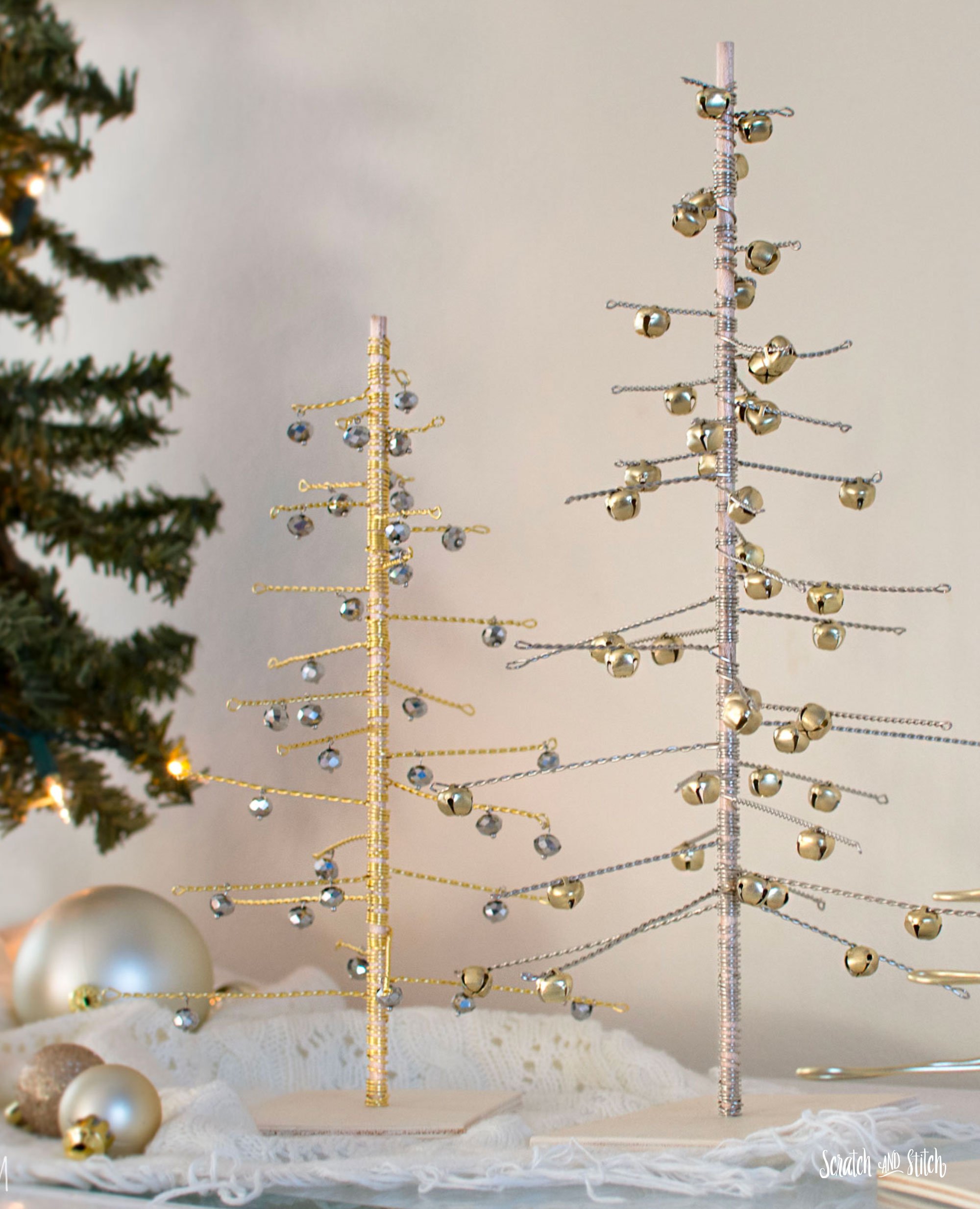 Wire Christmas Trees Diy Decorations