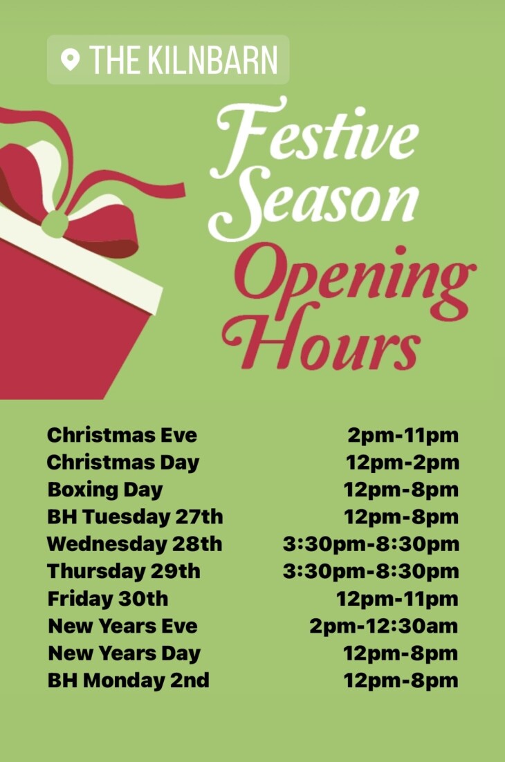 Christmas Holiday Hours