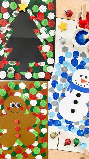 English Christmas Crafts for Kindergarten