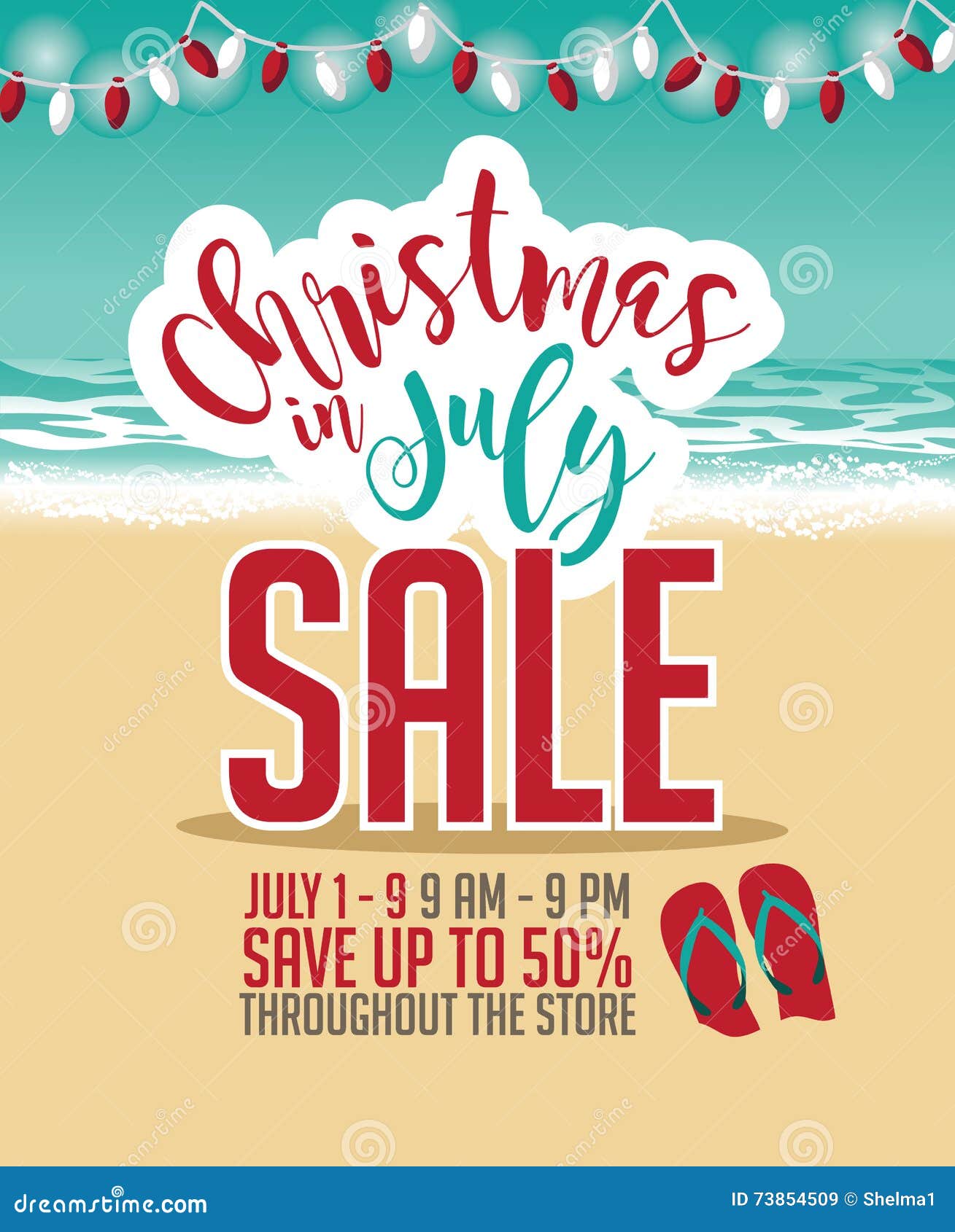 Christmas in July sale