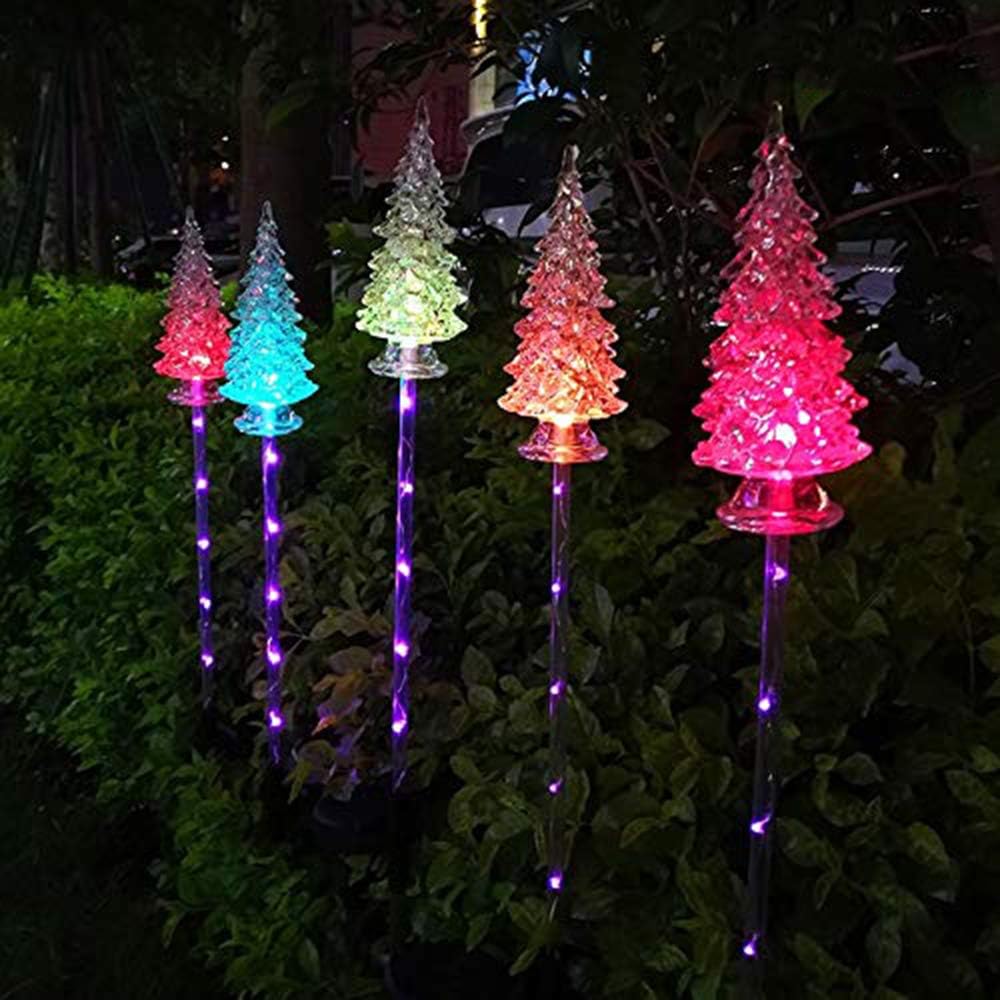 Solar powered Christmas lights for outdoor use